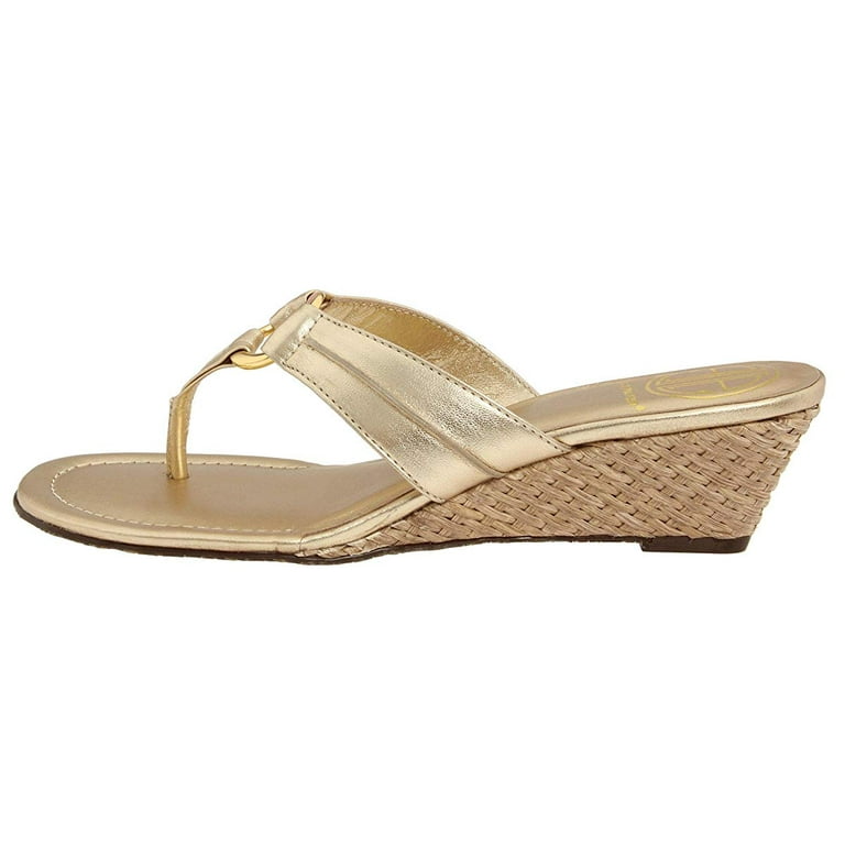 Lilly pulitzer cheap gold wedges
