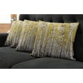 thumbnail image 5 of Ambesonne Autumn Throw Pillow Cover 4 Pack, Forest Golden Leaves, 24", Yellow Grey, 5 of 5