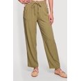 thumbnail image 3 of Women's Drawstring Waist Carpenter Dress Pants, 3 of 4
