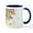 White/Navy Inside, variant on CafePress - Landscape 466 Tree Mugs - 11 oz Ceramic Mug - Novelty Coffee Tea Cup