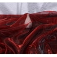 thumbnail image 3 of YYCRAFT Two Tone Sheer Organza Fabric by The Yard for Curtain Weddings Decor 5 Yards, Burgundy, 3 of 5