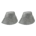 thumbnail image 1 of Gorros de ducha de fieltro, 2 piezas, gorros de sauna, accesorios de baño de fieltro, gorros de sauna, diseño de última generación, 1 of 14