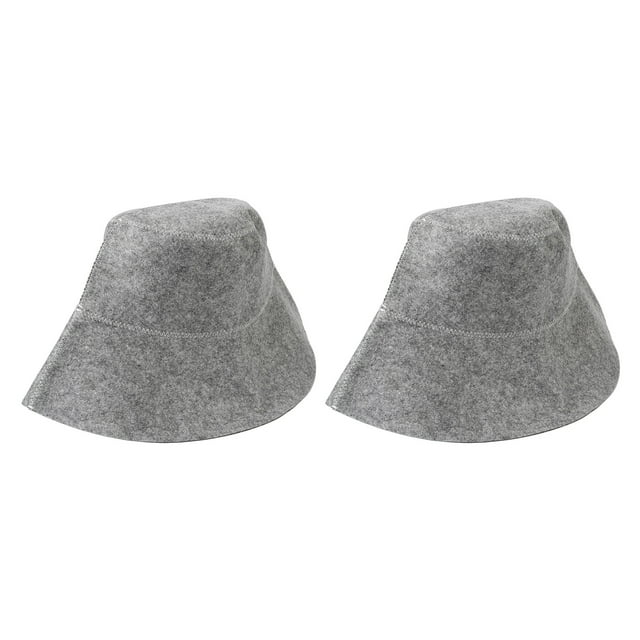 Gorros de ducha de fieltro, 2 piezas, gorros de sauna, accesorios de baño de fieltro, gorros de sauna, diseño de última generación