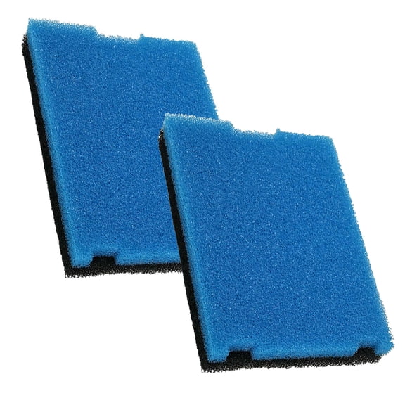 Qzbhct 4 Pack Pond Filter Pads,Coarse and Fine Sponge Compatible with Tetra Pond Pump Pre-Filter Box 19015 Sf1 Spf1 26592, Blue and Black Filters