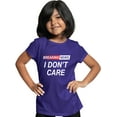 thumbnail image 3 of Go All Out Breaking News I Don't Care Funny Sarcastic Humor T-Shirt Mens/Women/Youth, 3 of 5