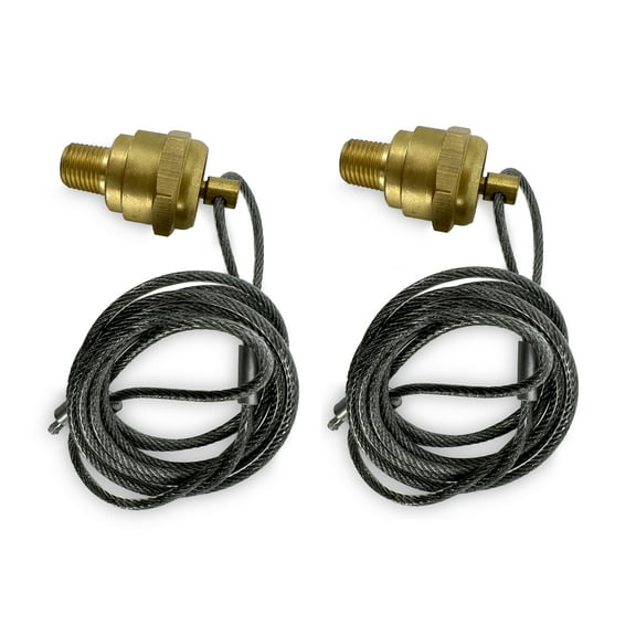 2x Air Tank Drain Valve with 5 ft cable fits All Trucks Replaces Haldex 12105