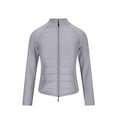 thumbnail image 4 of Ounisa Womens Lightweight Full Zip Running Track Jacket Workout Slim Fit Yoga Sportwear with Thumb Holes, 4 of 6