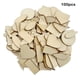 thumbnail image 4 of Cateissary 100 piezas de madera, suministros de adorno para manualidades DIY, decoración de casa en blanco encantadora para álbum de recortes,, 4 of 6