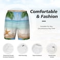 thumbnail image 5 of Balery Starfish in Beach Mens Swim Trunks Swim Shorts for Men Quick Dry Inseam Beach Shorts with Compression Liner Pocket-3X-Large, 5 of 9