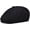 Black, variant on Men Wool Blend 8 Panel Newsboy Cap Herringbone Cabbie Flat Tweed Hat