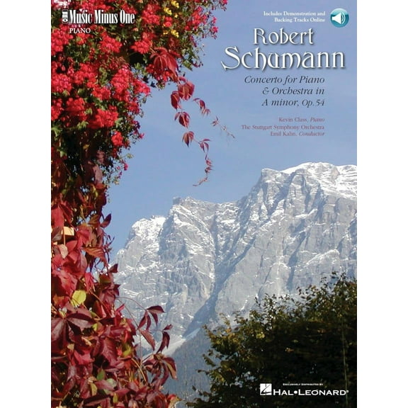 Schumann - Concerto in a Minor, Op. 54 : Music Minus One Piano (Paperback)