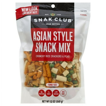 Snak Club Asian Style Snack Mix, 12 oz