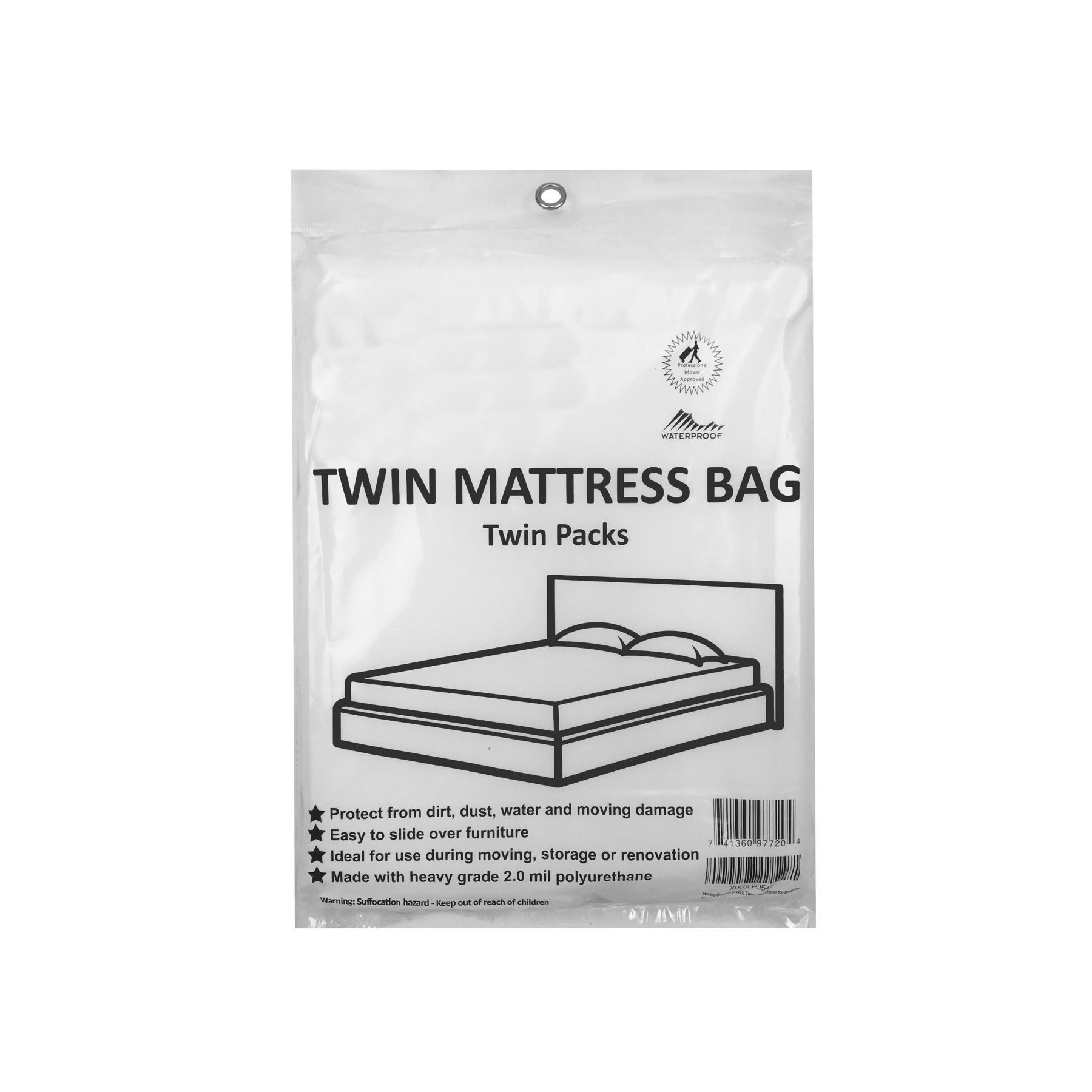 NEW Mattress Covers Twin Pack of 2