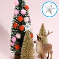 thumbnail image 4 of 50Pcs Christmas Small Star Ornaments with Hole Xmas Tree Ornament Cake Topper Decor, 4 of 6