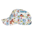thumbnail image 5 of Naloa Original Classic Low Profile Hat Men Women Baseball Cap Dad Hat Adjustable Unconstructed Stamp Print Cap, 5 of 9