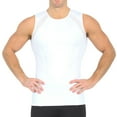 thumbnail image 2 of Men's Insta Slim MSC2307 Power Mesh Compression Tank w/ Back & Side Support (Black XL), 2 of 11