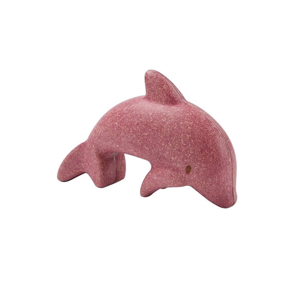 PlanToys® Wooden Dolphin Figurine | Montessori Inspired Toy for Imaginative and Creative Play | Eco Friendly Ocean Animal Figure for Bath and Water Play