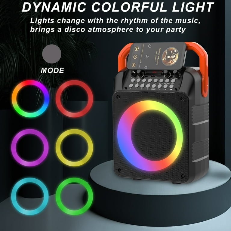 Aursear Karaoke Machine for Adults Kids, Portable Home Karaoke