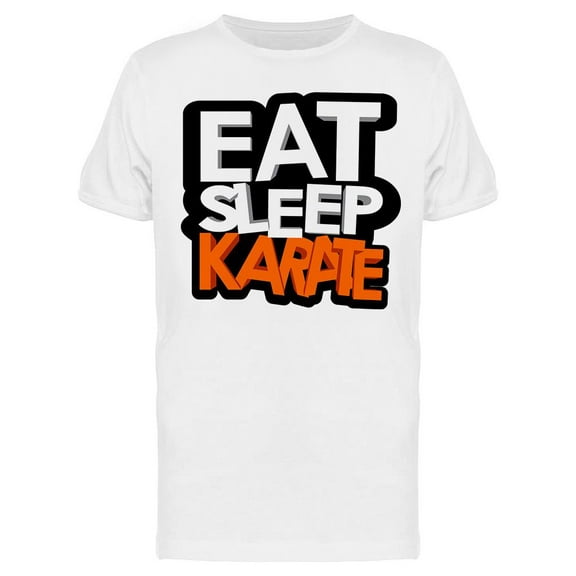 Eat, Sleep, Karate T-Shirt Men -Image by Shutterstock, Male Large