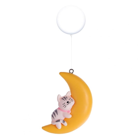 Jiibva Floating Fish Tank Decoration Moon Animal Aquarium Decoration Cute Betta Fish Toys Fish Tank Landscape Accessories