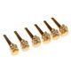 thumbnail image 4 of Pasadores de puente de guitarra acústica ranurados de 6 piezas para accesorios de piezas de guitarra Oro Hugo Pasadores de puente de guitarra acústica, 4 of 9