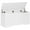 White, variant on Hzuaneri 39.4" Storage Bench, Lift-Top Storage Organizer, Storage Trunk, White SB03403X