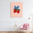 thumbnail image 3 of Stupell Industries Eclectic Strawberry Pair with Blue Bow Canvas Art, 30 x 40, by Imagine It Images, 3 of 8