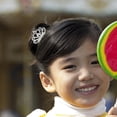 thumbnail image 4 of 2pcs Small Rhinestone Tiaras Hair Comb Kids Dress Up Headdress Girls Hair Accessory, 4 of 9