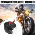 thumbnail image 2 of Unique Bargains 1 Set Cat Ears Style Attachments Helmet Devil Horn Decoration Stick with Suction Cup for Motorcycle Red, 2 of 7