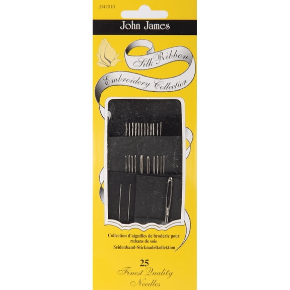 John James Silk Ribbon Embroidery Needles-Assorted 25/Pkg