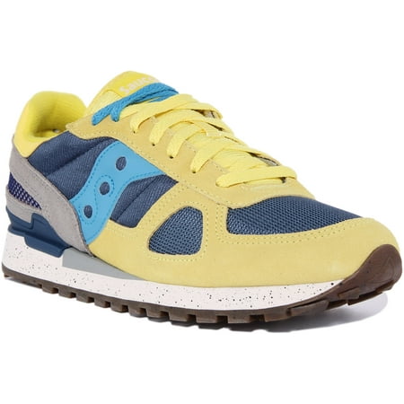 

Saucony Shadow Original Vintage Men s Lace Up Suede Mesh Sneakers In Yellow Size 10
