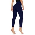 thumbnail image 4 of Puntoco Womens Clearance Pants Stretch Yoga Leggings Fitness Running Gym Sports Active Pants Navy, 4 of 9