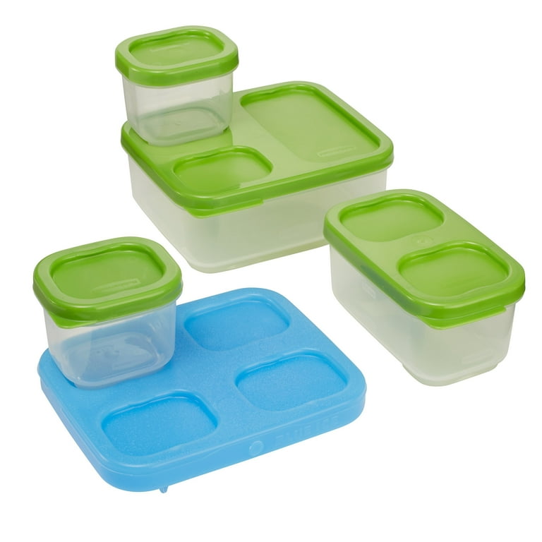 Rubbermaid Lunch Blox Side & Snack Containers, Household