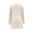 thumbnail image 3 of Ropa Playa Ocean Pacific para Mujer Tejida Cuello Redondo Manga Larga Beige Talla M, 3 of 4