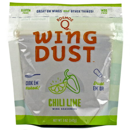Kosmos Q Wing Dust Chili Lime Dry Rub Seasoning Competition Rated Pit