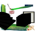 thumbnail image 4 of 1-1/2" Gallery Depth Black Stretched Canvas 4x4 5 Pack 13oz Professional Artist Quality, 100% Cotton, Art Supplies for Crafts, Gesso-Primed for Oil, Acrylic & Mixed Media, 4 of 6