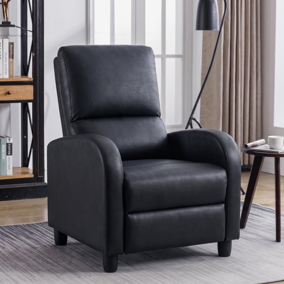 Sillón Reclinable Individual KingsHouse Color Negro negro