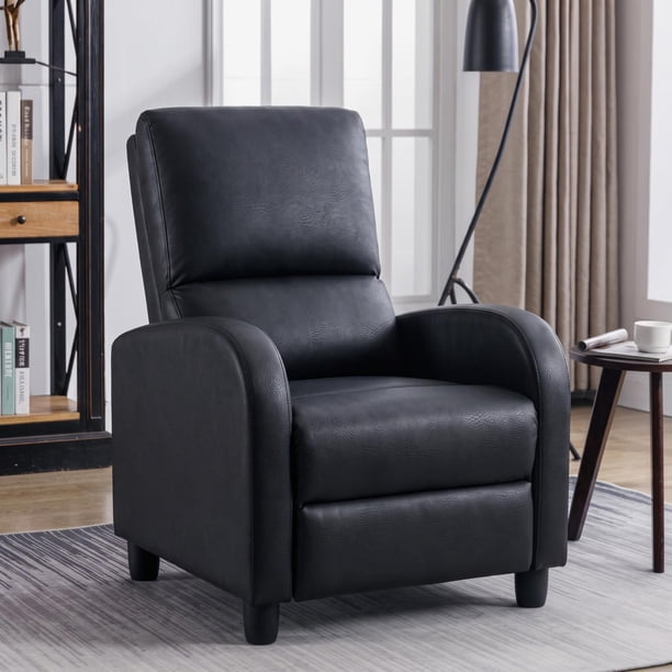 Sillón Reclinable Individual KingsHouse Color Negro negro
