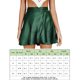 thumbnail image 2 of Mini Falda Falda de playa Falda de fiesta con cordones Falda suelta ajustada suave para mujer (Verde oscuro M) Kuymtek para Mujer Verde oscuro T XL, 2 of 8