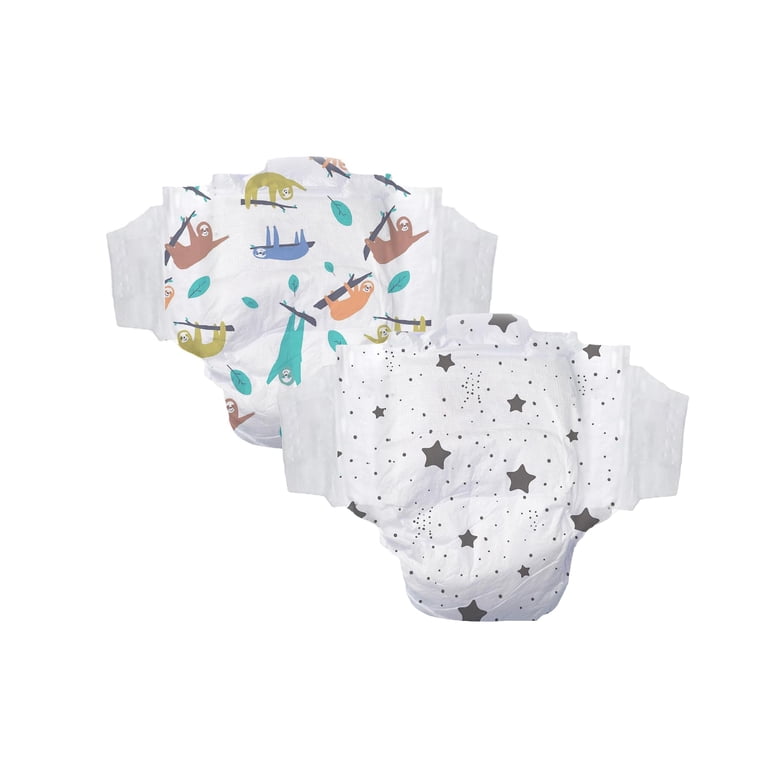 Hello Bello Diapers, Size 2 (10-16 Lbs) Wild Cats Print - 30 Count, Hypoallergenic & Leak-Protection