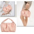 thumbnail image 4 of black Bolso de mano de mujer de Color sólido con textura de Pu, bolso de cosméticos en línea de tendencia Joker para celebridades, 4 of 4