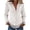 White #21, variant on Evdexr Tops for Women Vintage Western Short Sleeve Tshirts Button Down V Neck Lightweight Breathable Shirts Vacation 2026 Tees Beige L