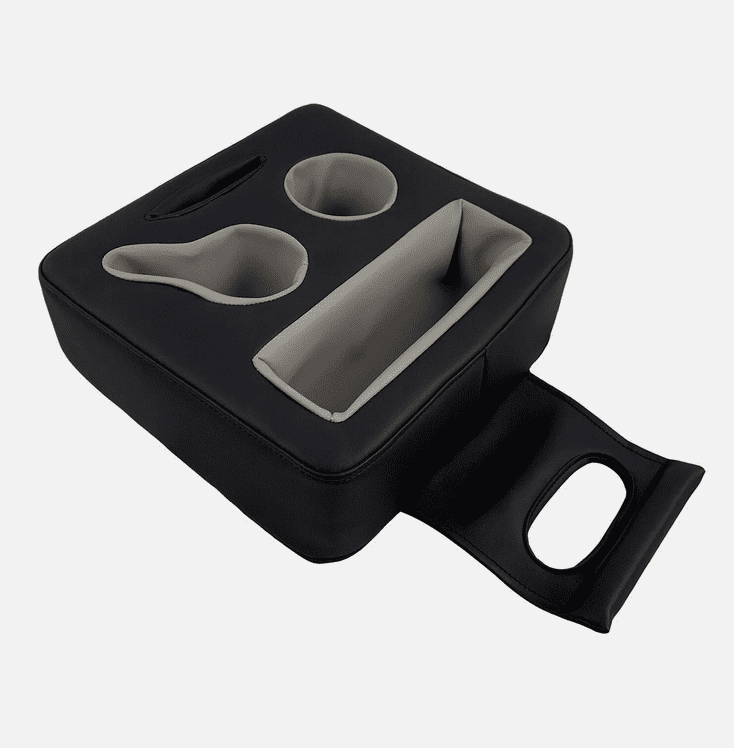 Couch Drink Cup Holder Sofa Tray Bed Car Black Bedroom Tray Holds Drinks, Snacks