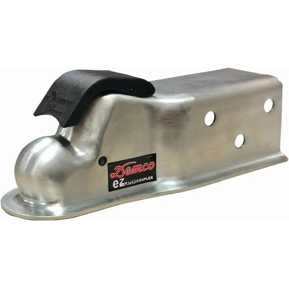 Bolt-on Coupler for 3"" Wide Tongue EZ-Latch 7,000lb Capacity, Silver