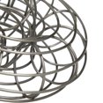 thumbnail image 5 of 11", 8"W Gray Metal Wire Chain Sculpture, by DecMode (2 Count), 5 of 8