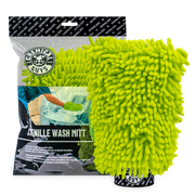 Chemical Guys Chenille Premium ScratchFree Microfiber Wash Mitt Green (2 Pack)