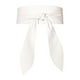 thumbnail image 1 of Cinturón ancho para mujer, cinturón Obi, cinturón con lazo atado para mujer, cinturón elegante con lazo para atar. Blanco, 1 of 9