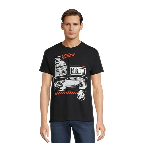 Fast & Furious Men's ad Big Men's Graphic Tee Shirt, Sizes S-3XL