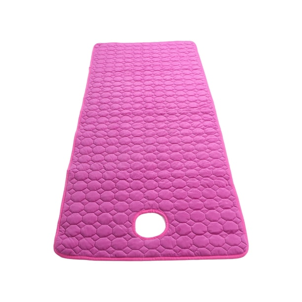 Colchón de cama para mesa de masaje evita la decoloración colchón para cama de masaje para salón de belleza alta solidez del color engrosado con orificio redondo para uso ANGGREK Otros