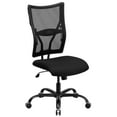 thumbnail image 2 of BizChair Big & Tall 400 lb. Rated Black Mesh Executive Swivel Ergonomic Office Chair, 2 of 13